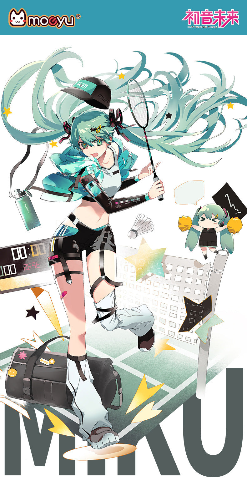 Moeyu Hatsune Miku Running Series Clothing - Kanako.store