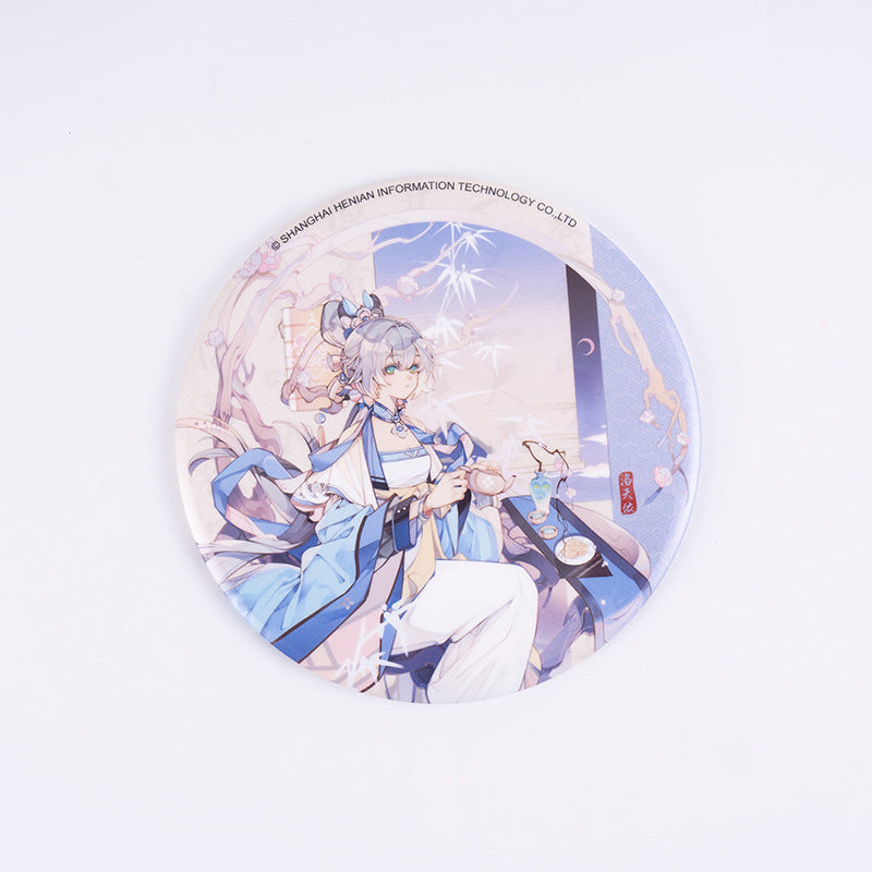 Moeyu: Vsinger: Luo Tianyi Tea Series Large Badge - Kanako.store