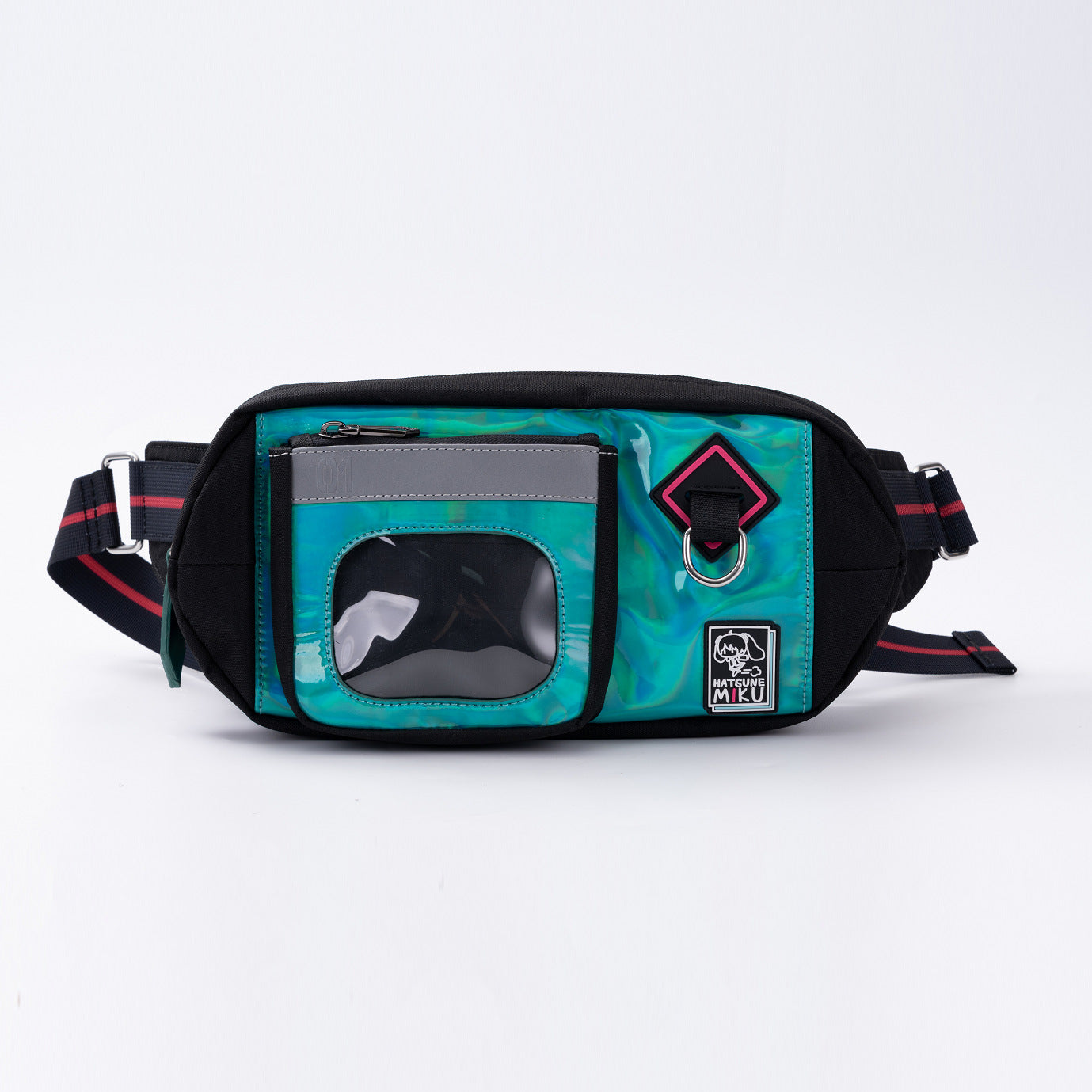 Moeyu: Hatsune Miku Running Series Outdoor Chest Bag - Kanako.store