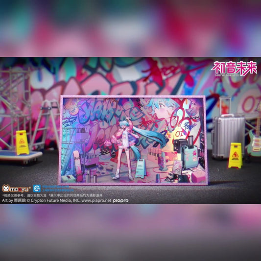 Moeyu: Hatsune Miku Radio Invasion Series Acrylic Color Paper-Moeyu-Makochan.store