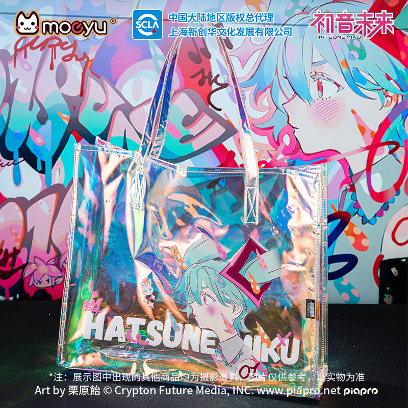 Moeyu: Hatsune Miku Radio Invasion Series Laser Shoulder Bag - Kanako.store