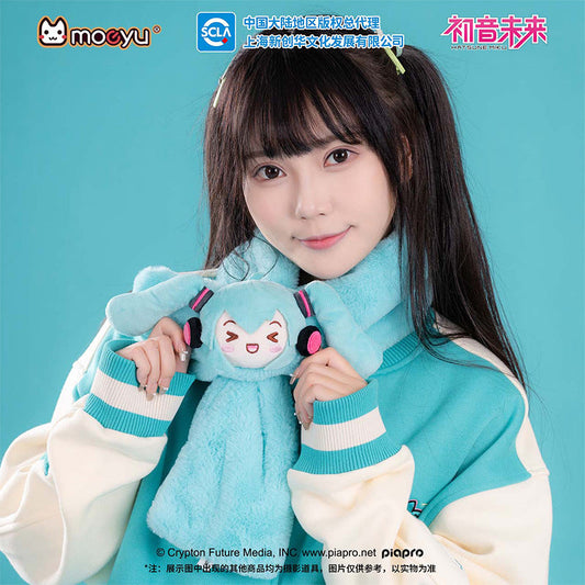 Moeyu Hatsune Miku Squinty Eyes Series Scarf-Moeyu-Makochan.store