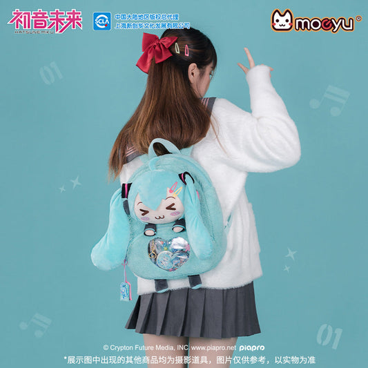 Moeyu Hatsune Miku Squinty Eyes Series Backpack-Moeyu-Makochan.store