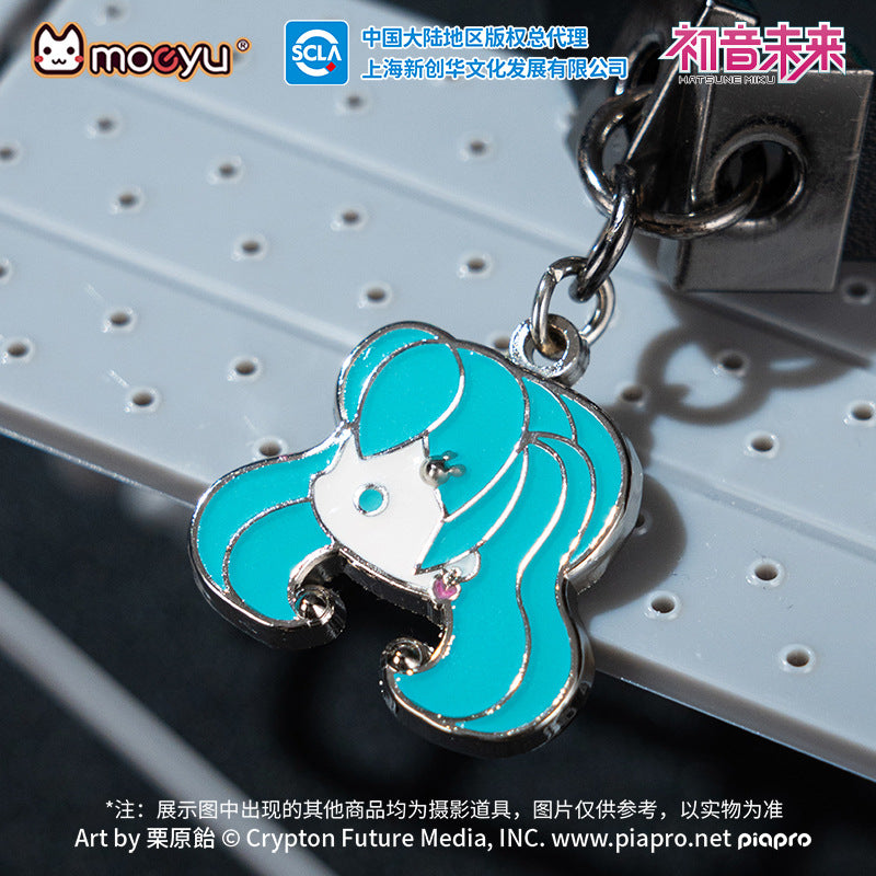 Moeyu: Hatsune Miku Radio Invasion Series Necklace (Leather Strap) - Kanako.store