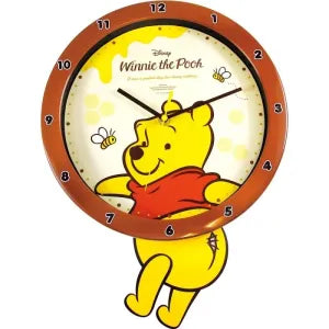 Disney foot swing clock Winnie the Pooh