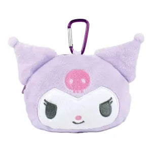 Sanrio Characters Carabiner Plush Zipper Mascot - Kuromi