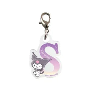 Sanrio Characters Mini Initial Charm - Kuromi / S