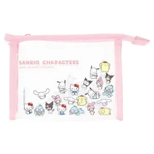 Sanrio Edge-Trim Pouch - Group