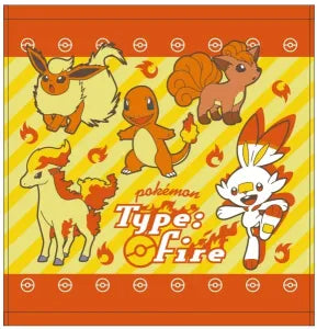Pocket Monster Hand Towel Fire