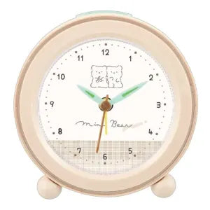 Round light clock - Mini bear
