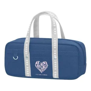 School bag like pen pouch - Heart logo