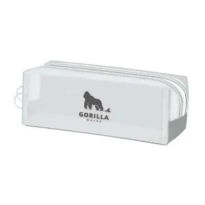 Slim twin zipper pen case - Gorilla