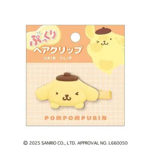 Puffy Hair Clip / Pompompurin