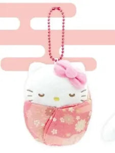 Sanrio Characters Japanese-Style Swaddled Mascot - Hello Kitty