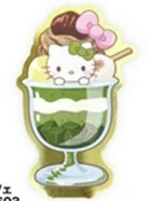 Sanrio Characters Matcha Sweets Sticker Matcha Parfait