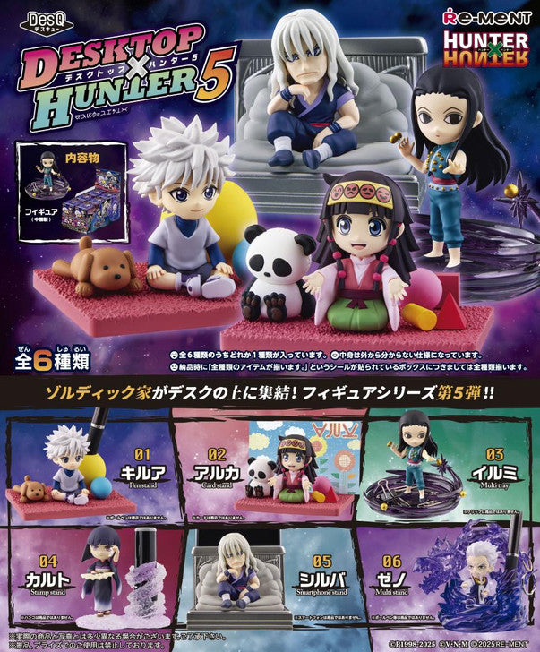 Re-ment DesQ Desktop Hunter Vol.5 – 6pcs Complete Box (Hunter x Hunter)