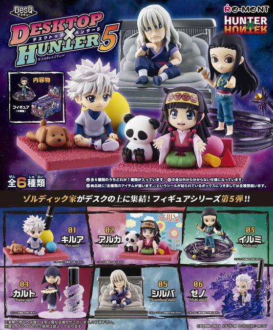 Re-ment DesQ Desktop Hunter Vol.5 – 6pcs Complete Box (Hunter x Hunter)