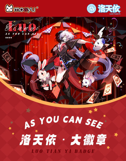 Moeyu Vsinger Luo Tianyi “As You See” Series Big Badge - Kanako.store