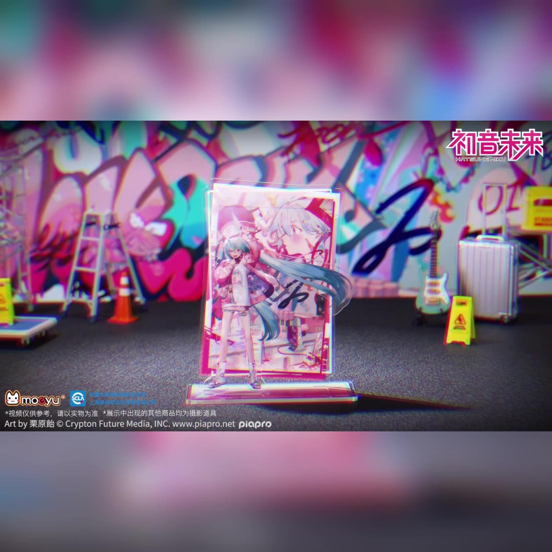 Moeyu: Hatsune Miku Radio Invasion Series Acrylic Stand-Moeyu-Makochan.store