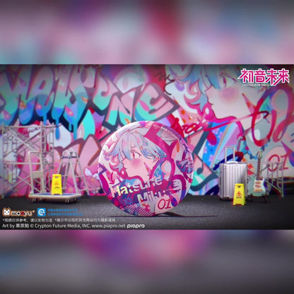 Moeyu: Hatsune Miku Radio Invasion Series Large Badge-Moeyu-Makochan.store