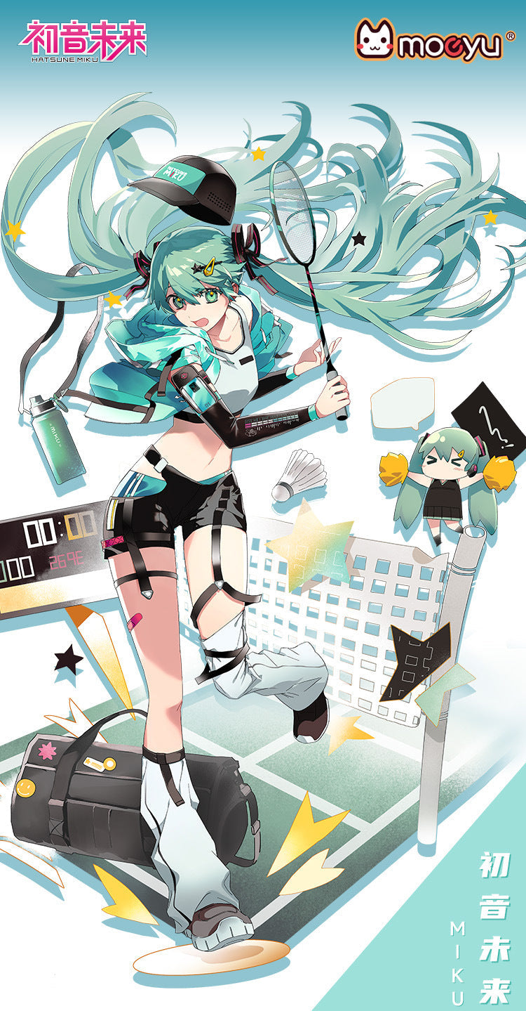 Moeyu Hatsune Miku Running Series Sun Protection Sleeves - Kanako.store