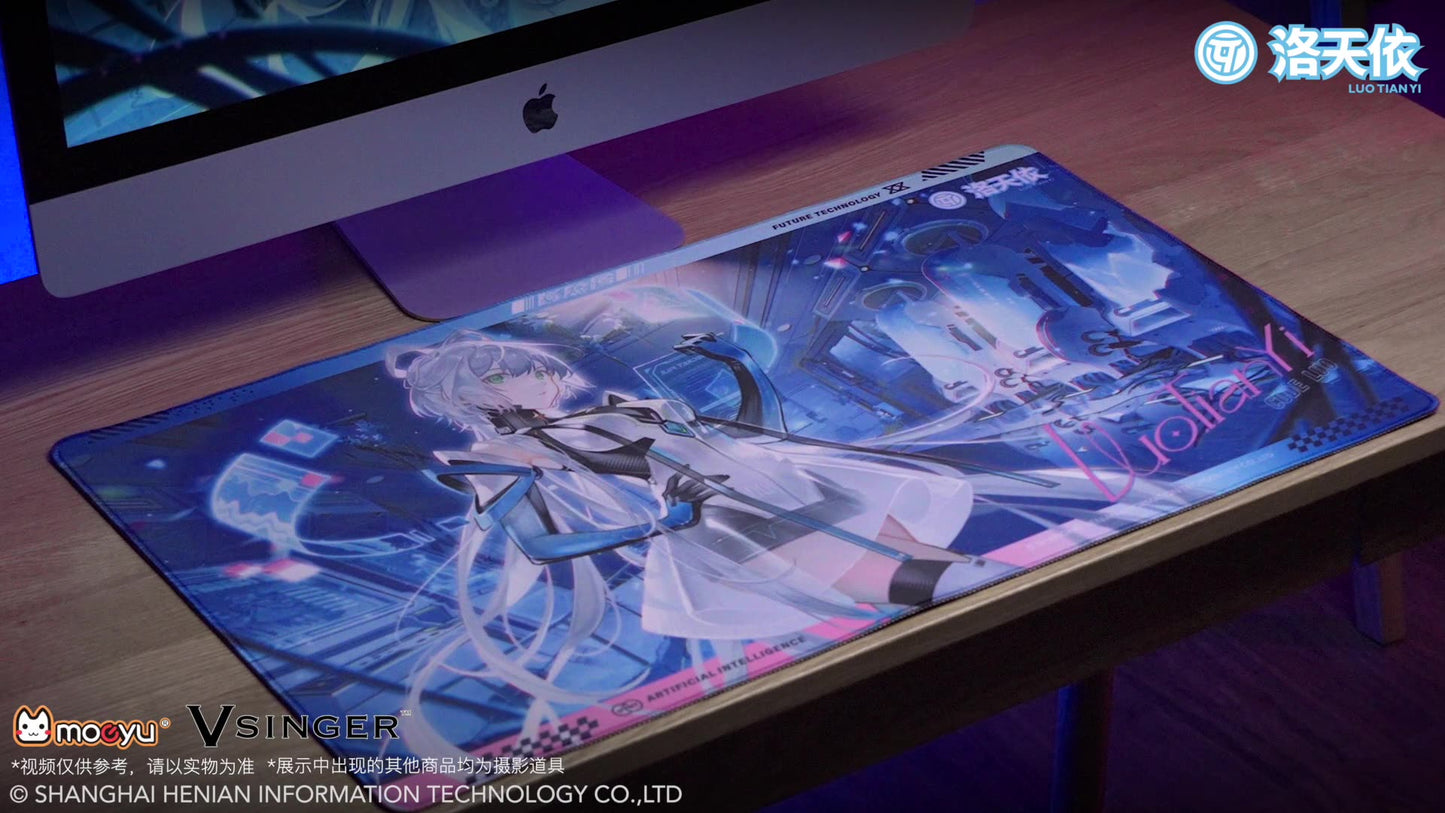 Moeyu Vsinger Luo Tianyi Laboratory CODE: LUO Series Desk Mat (70×40×0.3cm) - Kanako.store