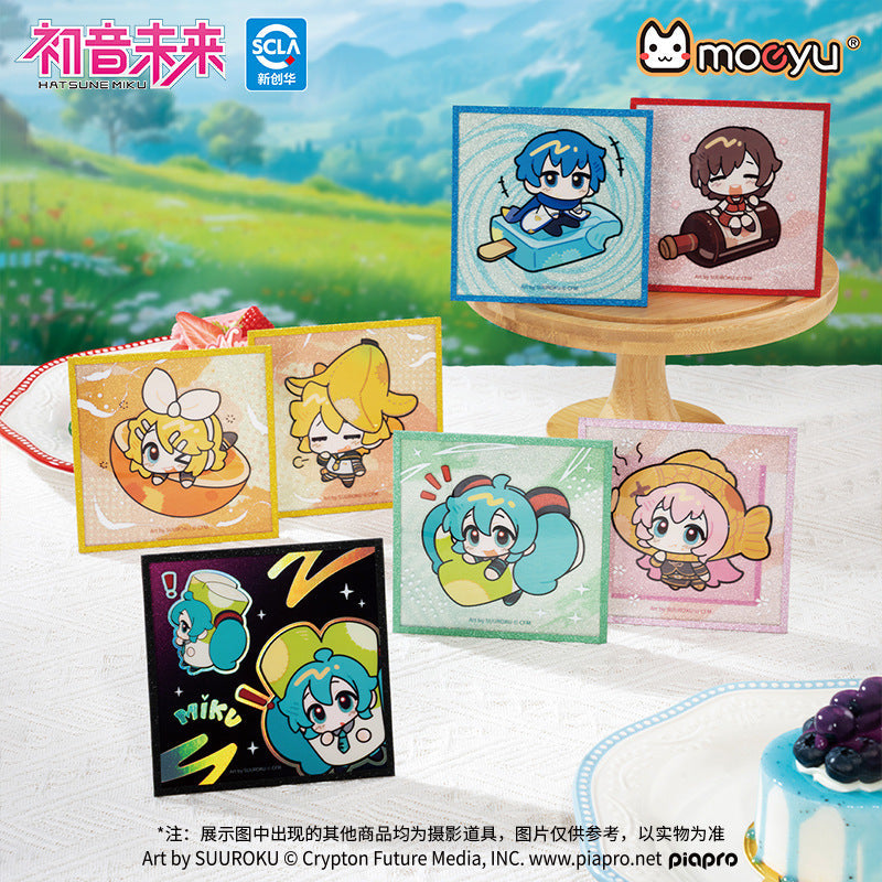 Moeyu: Hatsune Miku AMU series acrylic color paper (blindbox) - Kanako.store