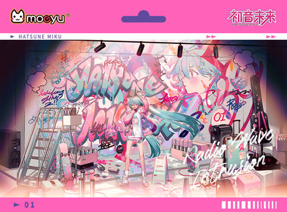Moeyu: Hatsune Miku Radio Invasion Series Acrylic Color Paper-Moeyu-Makochan.store