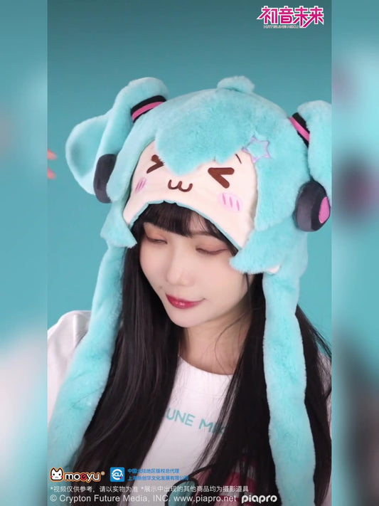 Moeyu Hatsune Miku Squinty Eyes Series Movable Plush Ha-Moeyu-Makochan.store