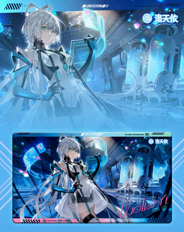 Moeyu Vsinger Luo Tianyi Laboratory CODE: LUO Series Desk Mat (70×40×0.3cm) - Kanako.store