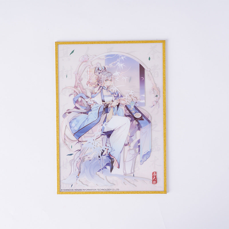 Moeyu: Vsinger: Luo Tianyi Tea Series Acrylic Color Paper - Kanako.store