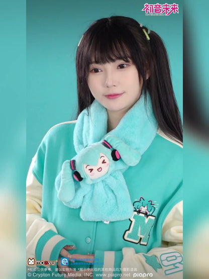 Moeyu Hatsune Miku Squinty Eyes Series Scarf-Moeyu-Makochan.store
