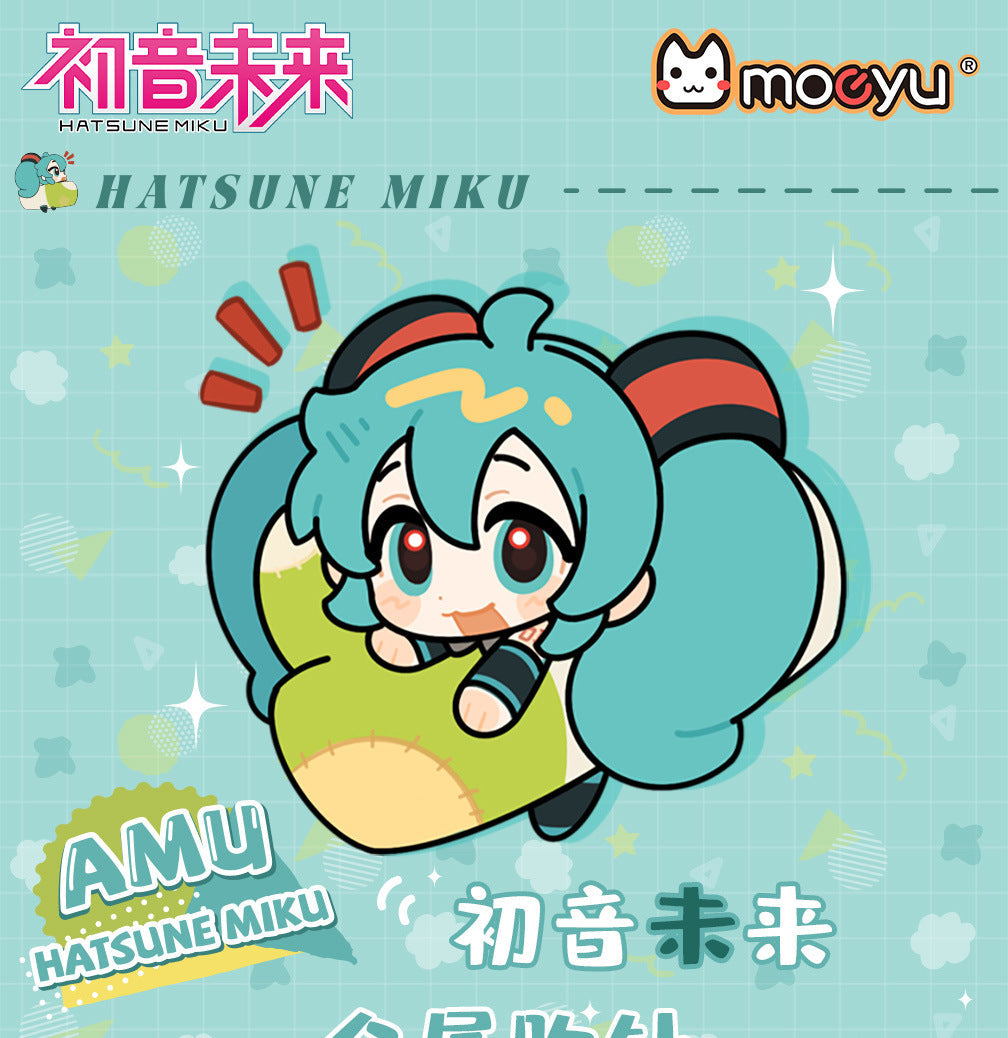 Moeyu: Hatsune Miku AMU Series Metal Enamel Brooch (Blind Box) - Kanako.store