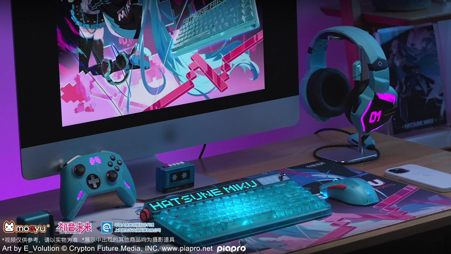 Moeyu: Hatsune Miku Gaming Heart Series Mouse Pad-Moeyu-Makochan.store