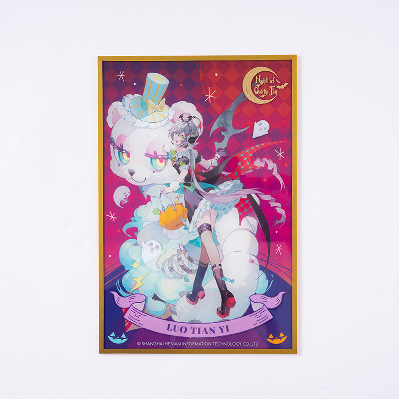 Moeyu: Vsinger:  Luo Tianyi -Funny Night- Reflective Acrylic Color Paper - Kanako.store