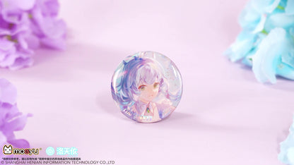 Moeyu: Vsinger: Luo Tianyi: Luo Tianyi Stars and Fireworks Series Tinplate Badge - Kanako.store