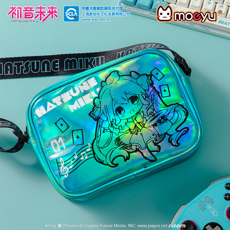 Moeyu; Hatsune Miku Magic Laser Printed Shoulder Bag – Large Capacity Crossbody Shoulder Bag-Moeyu-Makochan.store
