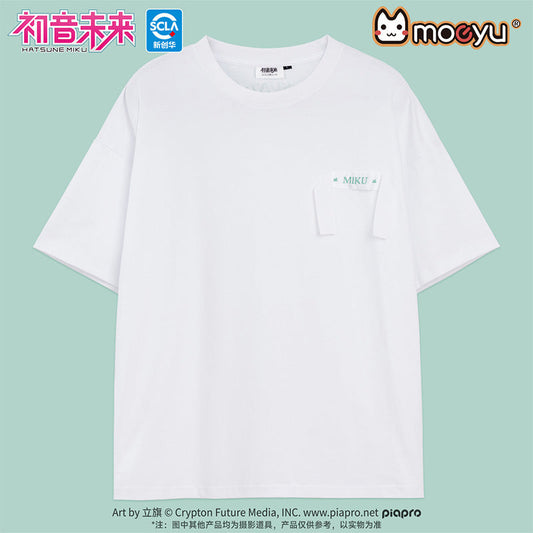 Moeyu Hatsune Miku Summer Flower Series T-Shirt - Kanako.store