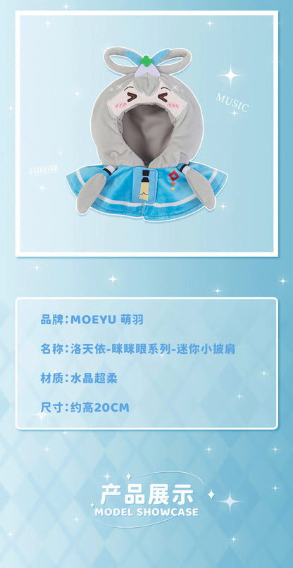 Moeyu Luo Tianyi Squinting Eyes Series Mini Shawl - Kanako.store