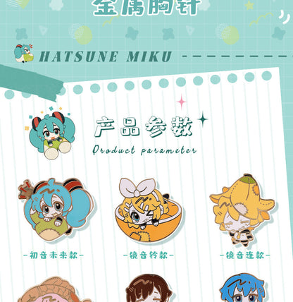 Moeyu: Hatsune Miku AMU Series Metal Enamel Brooch (Blind Box) - Kanako.store