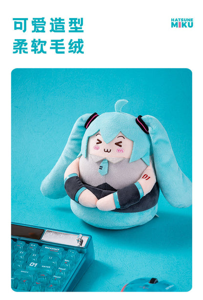 moeyu Hatsune Miku Squinting Eyes Series Plush Phone Holder-Moeyu-Makochan.store