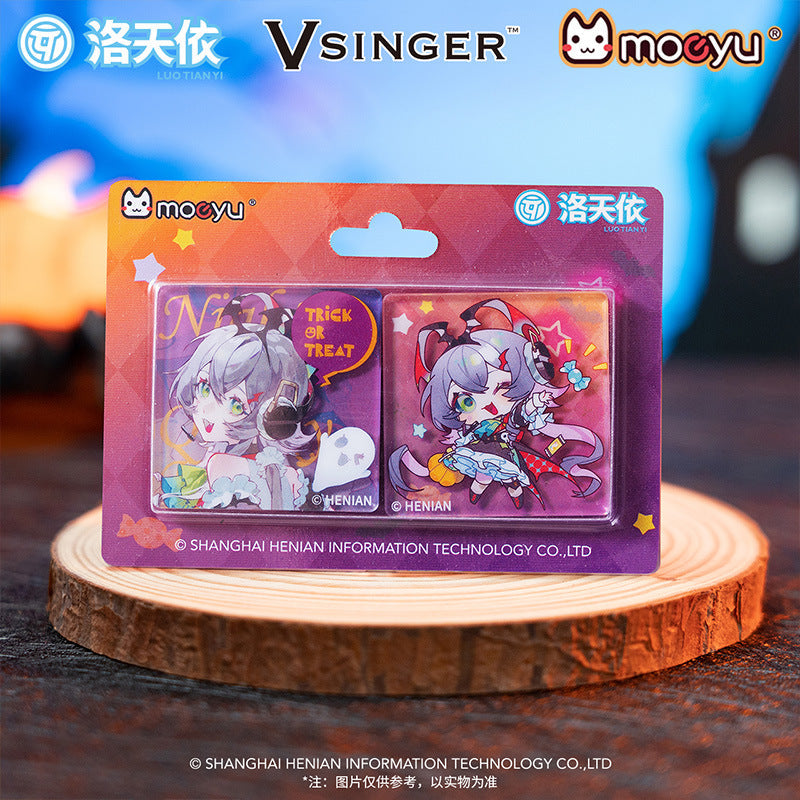 Moeyu: Vsinger:  Luo Tianyi Funny Night Series Fridge Magnet - Kanako.store
