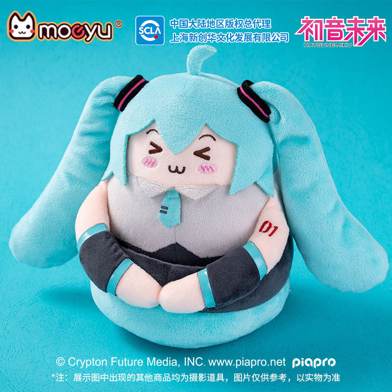 moeyu Hatsune Miku Squinting Eyes Series Plush Phone Holder-Moeyu-Makochan.store