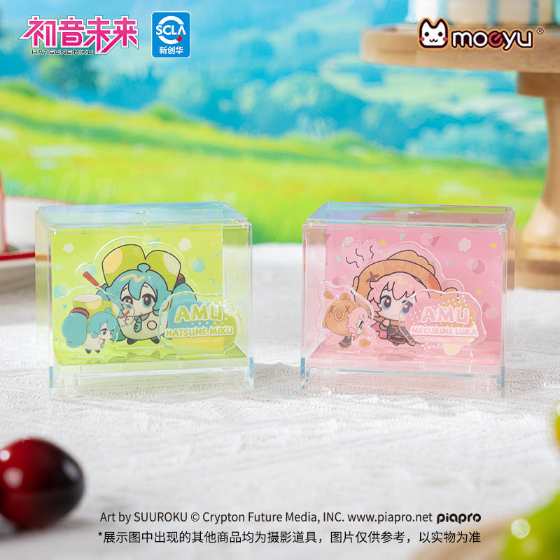 Moeyu: Hatsune Miku AMU series acrylic scene decoration (blindbox) - Kanako.store