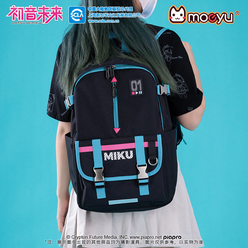 Moeyu Hatsune Miku Outdoor Style Oxford Backpack - Kanako.store