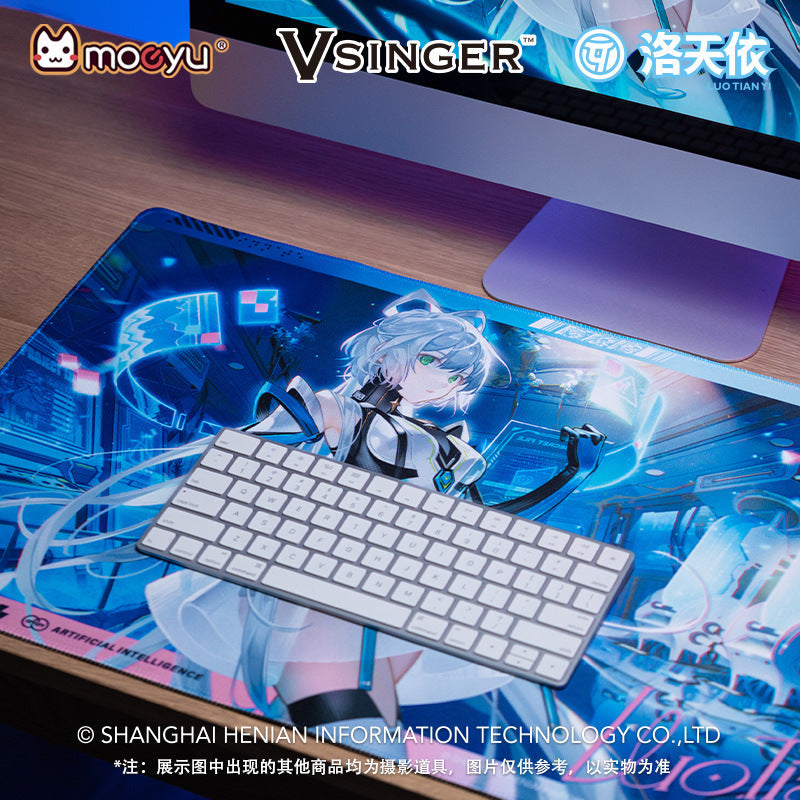 Moeyu Vsinger Luo Tianyi Laboratory CODE: LUO Series Desk Mat (70×40×0.3cm) - Kanako.store