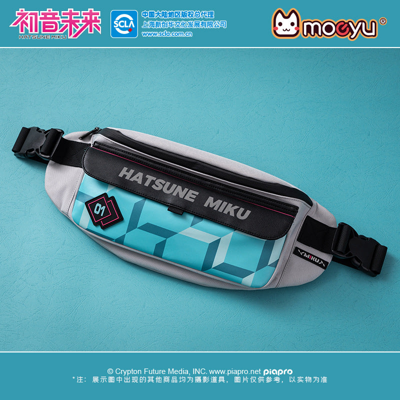 Moeyu Hatsune Miku Stereo Chest Bag – Magnetic Buckle Crossbody - Kanako.store