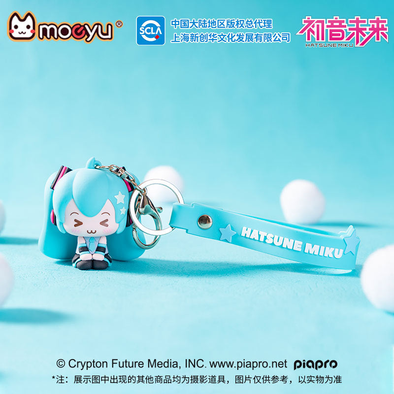 moeyu: Hatsune Miku: Squinting Eyes Series 3D Soft Rubber Pendant-Moeyu-Makochan.store