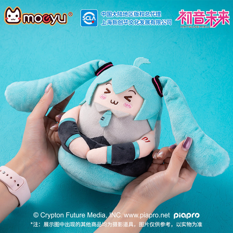 moeyu Hatsune Miku Squinting Eyes Series Plush Phone Holder-Moeyu-Makochan.store