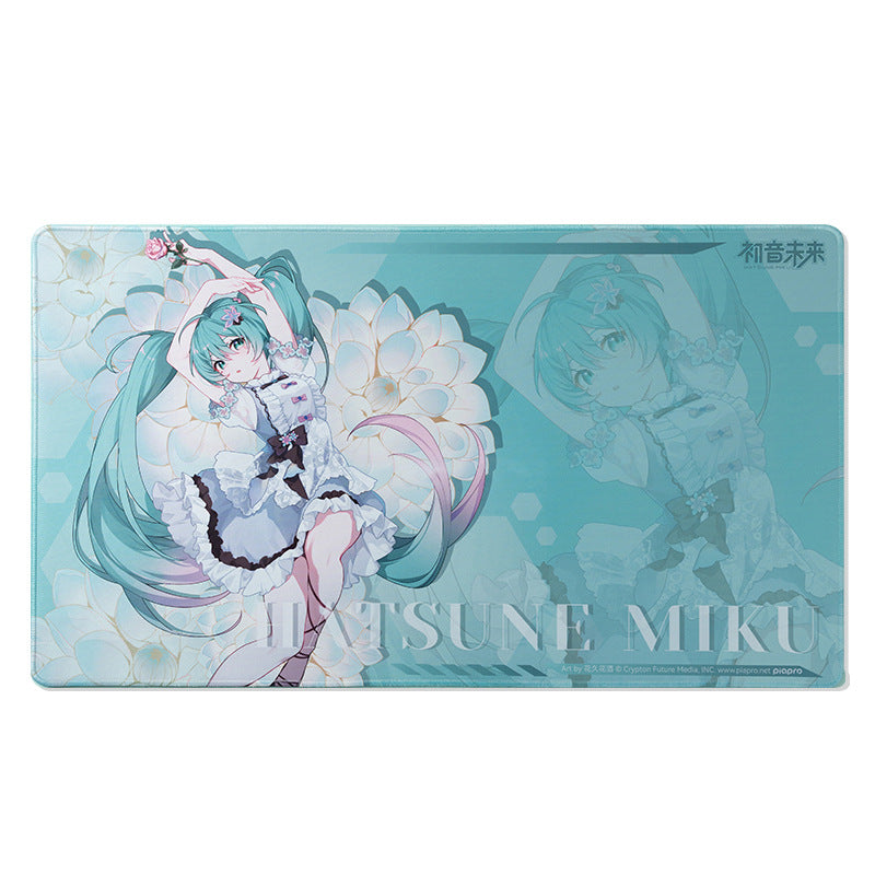 Moeyu Hatsune Miku Flower Language Series Extra Large Table Mat (70×40×0.3cm) - Kanako.store